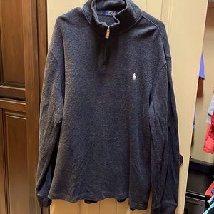 Men’s polo zip up sweater